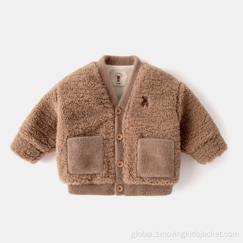 Baby Boy Jacket For Winter Baby Jacket Cardigan Plus Velvet Thickening Factory